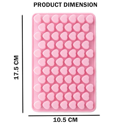 Image of Signamio Heart Shape Chocolate Mould - Premium Chocolate Mould Silicone for Heart-Shaped Treats - Durable Non-Stick Chocolate Silicone Mould for Baking and Candy Making