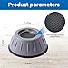 8 PCS Anti Vibration Washing Machine feet, Anti Vibration Anti Slip Pads for Washing Machine and Dryer Machine, Floor Protector for Washing Machines, Dryer Machine, Furniture and Appliances