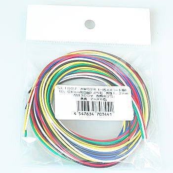 �T���R�[ UL1007AWG28�ꊇ�X�Y�R�[�g 1.2mm 2m(±2%) x6�F SN-UL1007AWG28-2X6