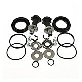 pinzas freno audi a4 b8  ZYOUU Kit de reparación de Tornillo de Pinza de Freno de Mano eléctrico de 12 Dientes for Coche Compatible con VW Passat B6 B7 CC Tiguan Audi A4 S4 Q3 A5 S5 A6 32326315 32332267 (Color : 2Set)