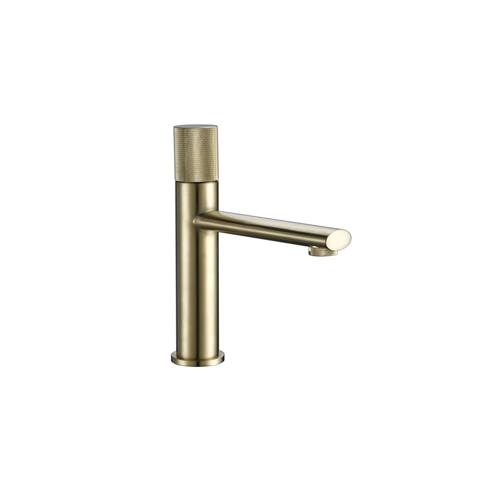 ZQFHSX Kitchen Faucet,Kitchen Sink Faucets, Hot and Cold Water Countertop Faucet, Single Lever Hole Installation, Bathroom Sink, Rotating Knurled Knob, Designs