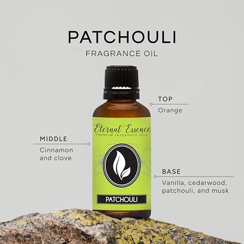 Image of Eternal Essence Oils Patchouli 30ml Premium Fragrance Oil - for Candle, Soap Making, Aromatherapy, Diffusers, Home Care, & Humidifiers