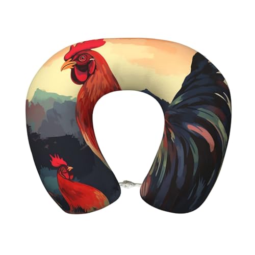 Almohada U cuello espuma viscoelástica 30 cm miniatura 1