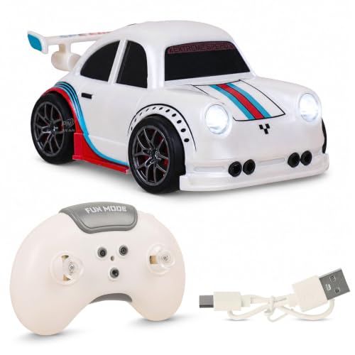 PN AVAN RC Drift Car with LED Lights 2.4GHz, White - Image 2