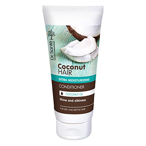 Dr. Sante acondicionador hidratante extra con aceite de coco para cabello seco y quebradizo, 200 ml