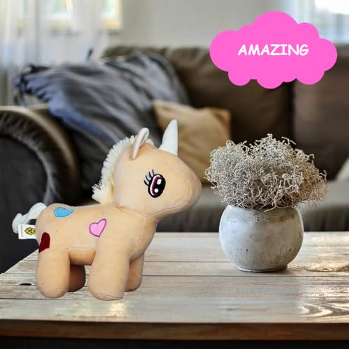 Image of Goldenhub Unicorn Standing Soft Plush Toys for Kids