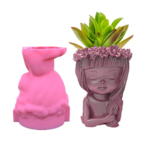 Cemaystic リースガール 植木鉢型 エポキシ樹脂対応 ? シリコン素材 耐熱 再利用可能 ノンスティック設計