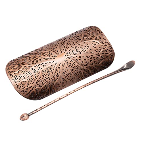 Zerodeko Tea Presentation Scoop Japanese Tea Utensils Matcha Scooper Metal Bean Plate