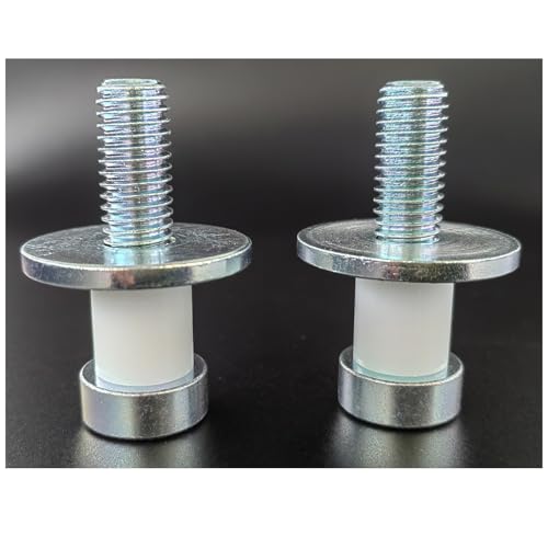 2PCS 9601750 38420 Door Lock Striker Bolts Compatible with 1971-1991 Chevy GMC 1971-1976 Buick Cadillac Oldsmobile Pontiac c10 Parts 1973-1987