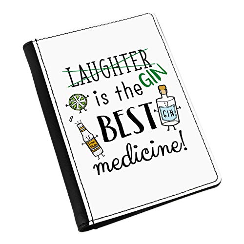 Laughter Gin Porte-Passeport l'Accessoire Humour pour Voyager Léger