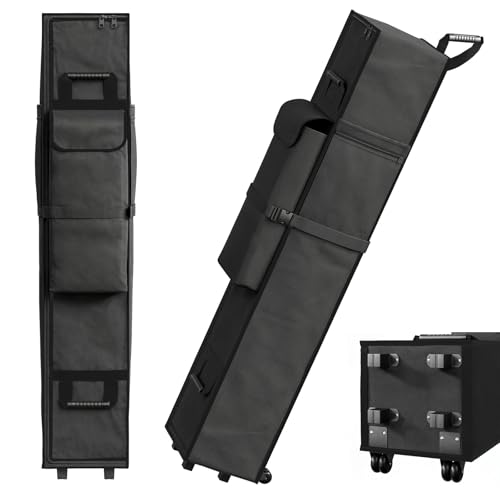 10x10x48 inch Tent Bag Replacement Part,Designed for 10x10 pop-up Tents,Comes with Handles and Rollers for Easy Carrying.Made of 800D Waterproof Oxford Fabric,Durable and Waterproof.