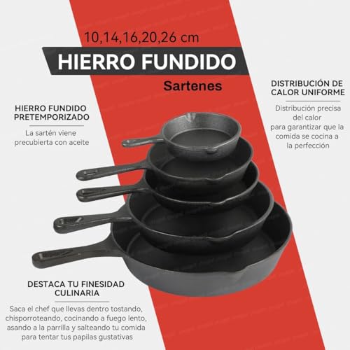 La mejor selección de Sartenes de hierro fundido en mexico que puedes comprar esta semana. 21 Imagen adicional