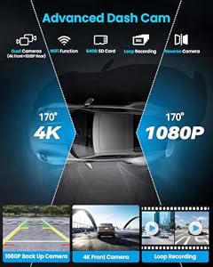 IIWEY iK7 10-Inch Wireless Apple CarPlay Screen, Android Auto, 4K Dash Cam — photo 4 of 6