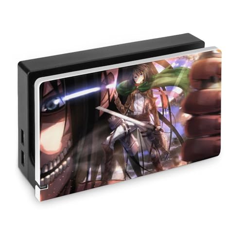 Switchドック ケース 進撃の巨人 Switch用ドックカバー かわいい キャラクター Switchベースカバー 衝撃吸収 薄型 防塵 装着簡単 スイッチ保護ケース 耐久性が良い 全面保護 スイッチベース