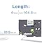 Aitaperste Compatible Tape Replacement for Brother TZe-231 TZe TZ Tape 12mm 0.47 Laminated White Compatible with Ptouch Label Maker PT-H110 PT-D210 PT-1290 PT-D600 PT-P700 PT-D450, 26.2 Feet, 4 Pack