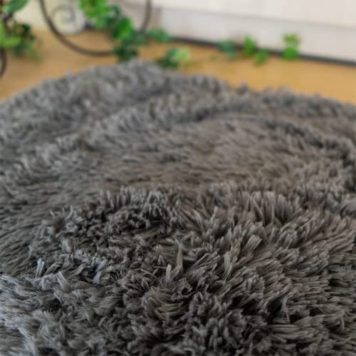 サヤンサヤン 洗える シャギー 玄関マット エクセレントムーティーⅡ 45×75 ダークグレー [3]