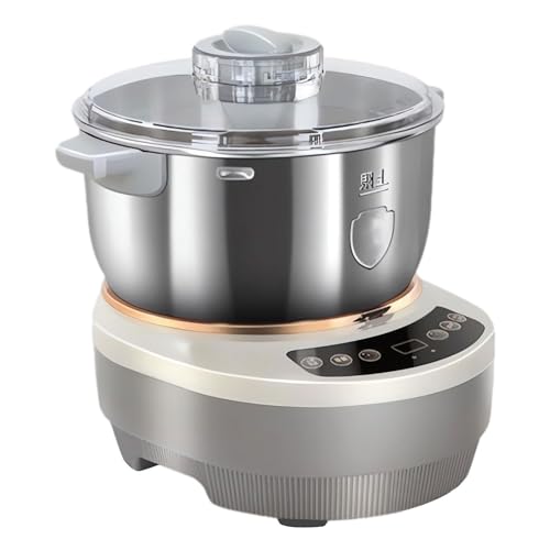 Automatic Dough Kneader with Fermentation - Non-Stick Stainless Steel Mixer, Includes Accessories, Digital Panel for Precise Control, Ideal for Home Baking