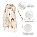 ZAKAFUCH Fashion Scarves for Woman Girl Ladies, Hens Chickens Cashmere Light Pashmina Shawls Wraps with Tassel, Cozy Large Winter Fall Stole Blanket Evening Dress Shawl