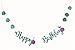 Rainlemon Glitter Mermaid Happy Birthday Banner Under The Sea Girl Birthday Party Decoration