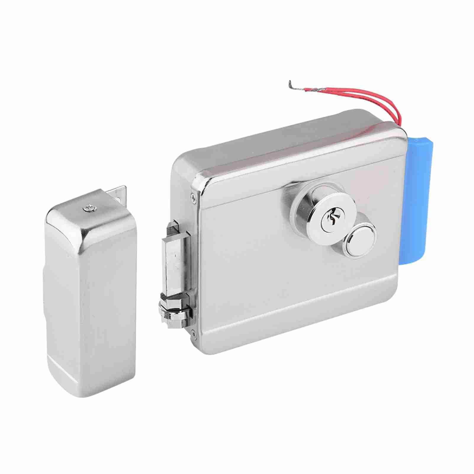 Akozon Cerradura de Control Eléctrica Avanzada Akozon para Acceso Seguro a la Puerta, Cerradura Electrónica de Acero sin Llave con Opción de Llave para Hogares, Oficinas y S