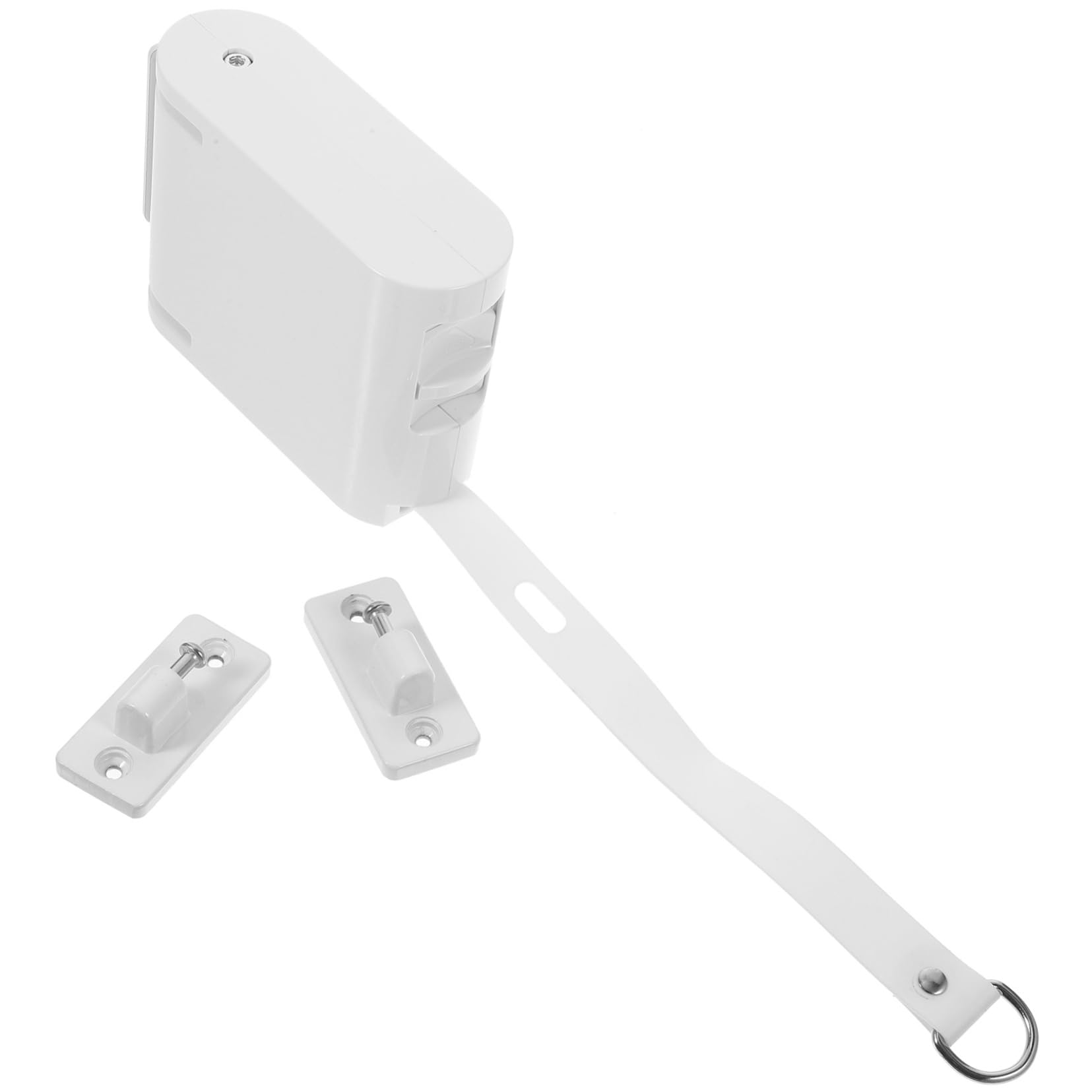 Tragbare Einziehbare Wäscheleine aus Abs und TPU mit No Drill Installation für Drinnen und Draußen Vielseitig Einsetzbar zum Trocknen von Kleidung und Decken
