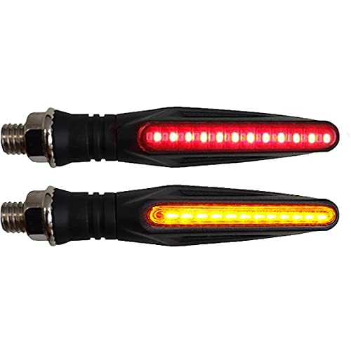 Clignotants de moto fluides pour trajets nuit et ville