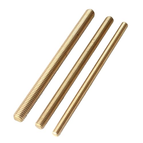 1?10個 M2 M2.5 M3 M4 M5 M6 M8 真鍮歯付きバーネジロッド 全ねじ(M6X250 1PCS)