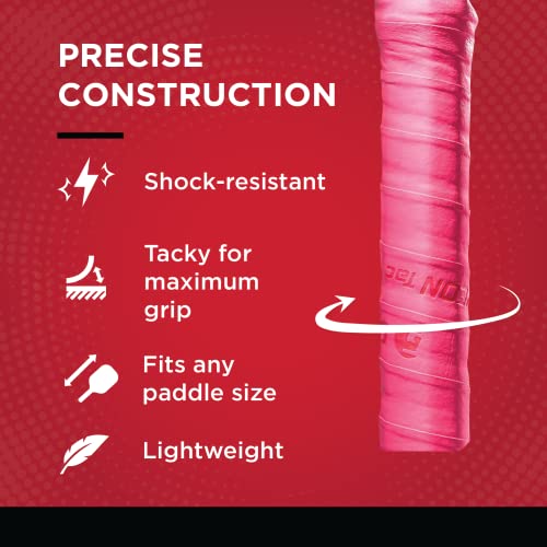 GAMMA Sports Neon Tac, Neon Dri, Neon Safari Tennis Over Grip, High Performance, Badminton, Pickleball, Racquet Sports OG, Moisture Wicking Surface