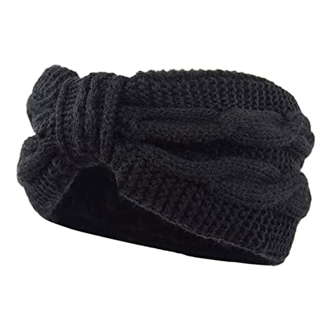 DRESHOW Diadema de Punto Cálido para Mujer Cover