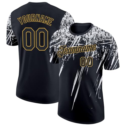 Personalized Baseball T-Shirts for Men Women Boys Girls Custom Sports Jerseys with Printed Name Number Logo miniatura 1