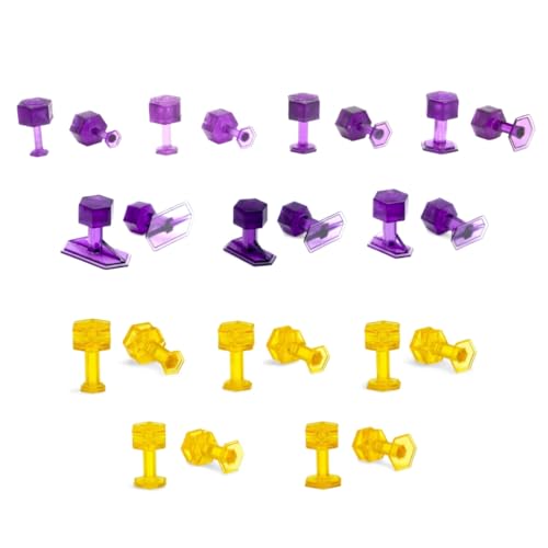 Image of Black Plague Dent Reaper Dead Center Variety Pack Purple & Gold Hex Tabs (26 Tabs)