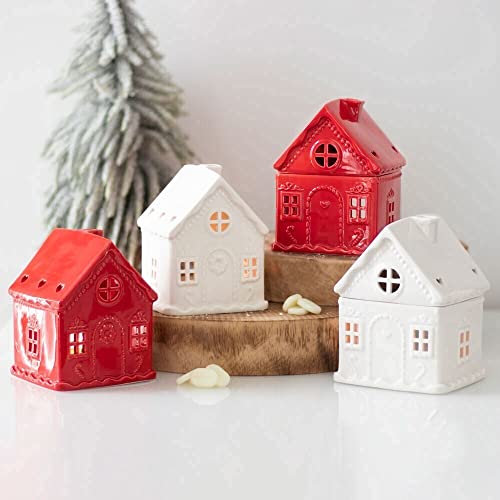 Something Different BR_55631 Tealight Holder, White,11cm x 9cm x 9cm - Image 2