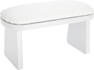 Nail Hand Pillow, Nail Arm Rest Cushion, Soft Manicure Nail Hand Pillow Stand Station Hand Rest Cushion Rack for Arm Rest Manicure Salon, 11.8 x 5.1 x 5.9in(White)