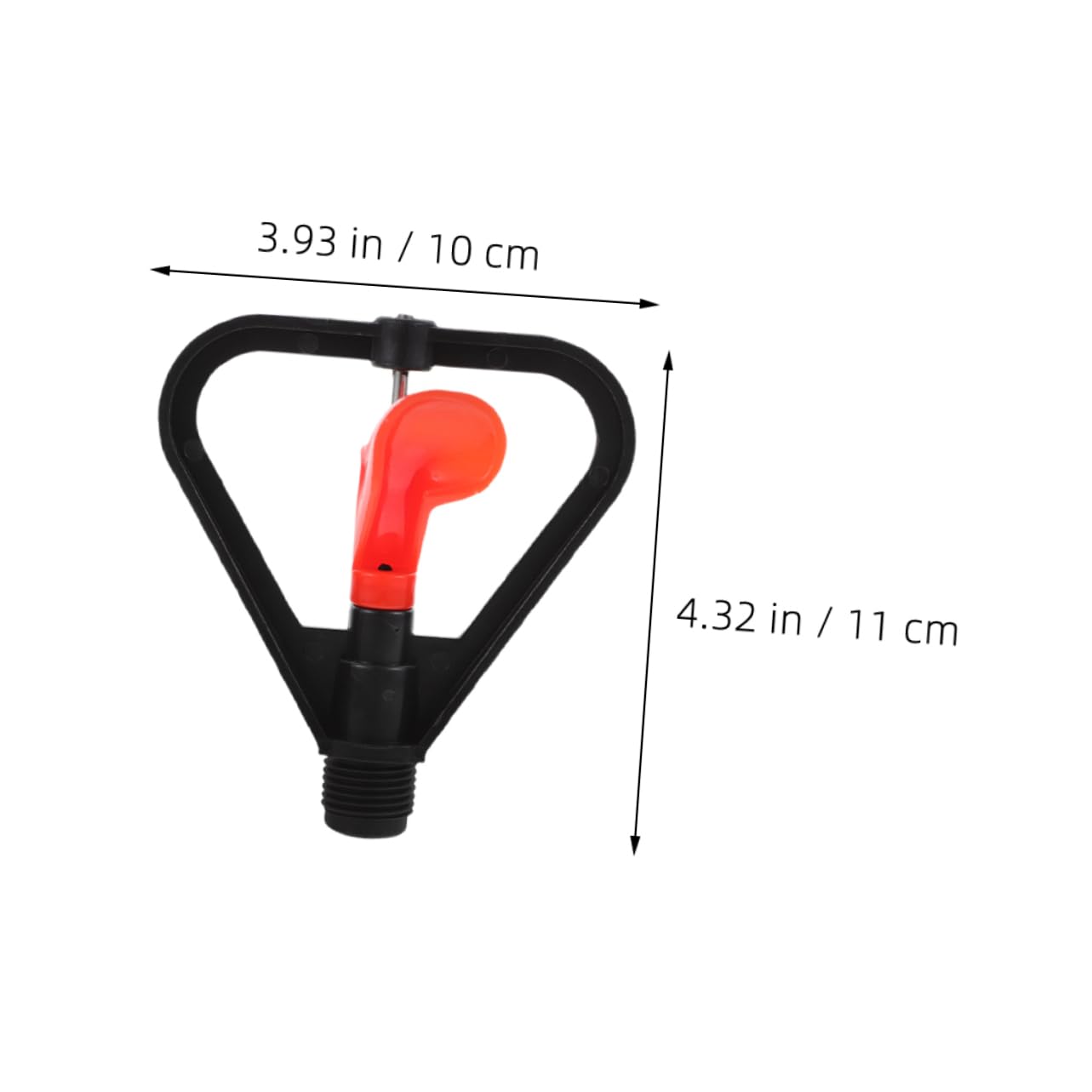 ibasenice 8 Pcs Rotating Sprinkler Heads Nozzles for Efficient Watering for Garden and Lawn Irrigation