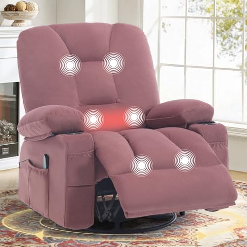 Sillón masaje plegable rosa suave