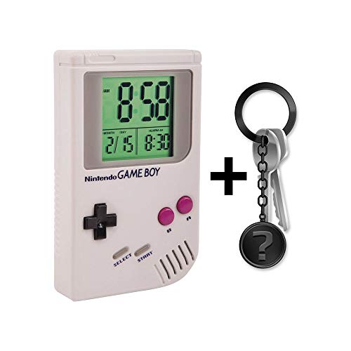 Preisvergleich Produktbild yvolve Game Boy - Wecker / Offizielles Merchandise / Set inkl. Schlüsselanhänger