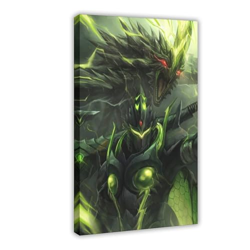 Toile Monster Hunter premium impression haute définition 40x60cm