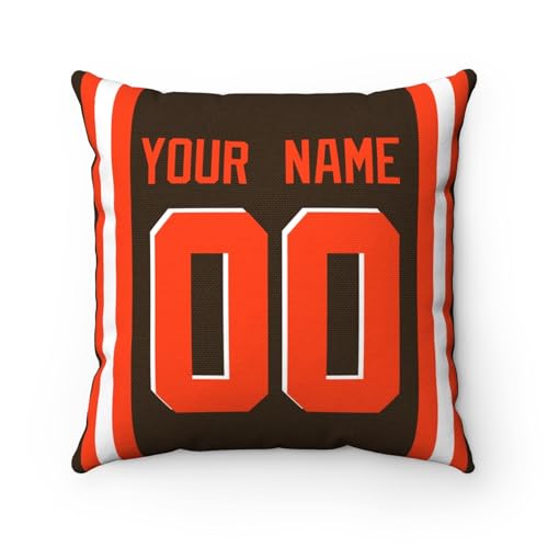 Image of ANTKING Throw Pillow 2 Pack Custom Any Name and Number Personalized Gift for Men Women Boys