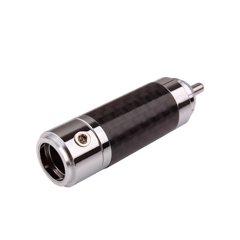 złącza RCA Pozłacane złącza audio do kabli wzmacniaczy terminali głośników elektronicznych z włókna węglowego (rozmiar: 20 szt., kolor: Half Red Silver)