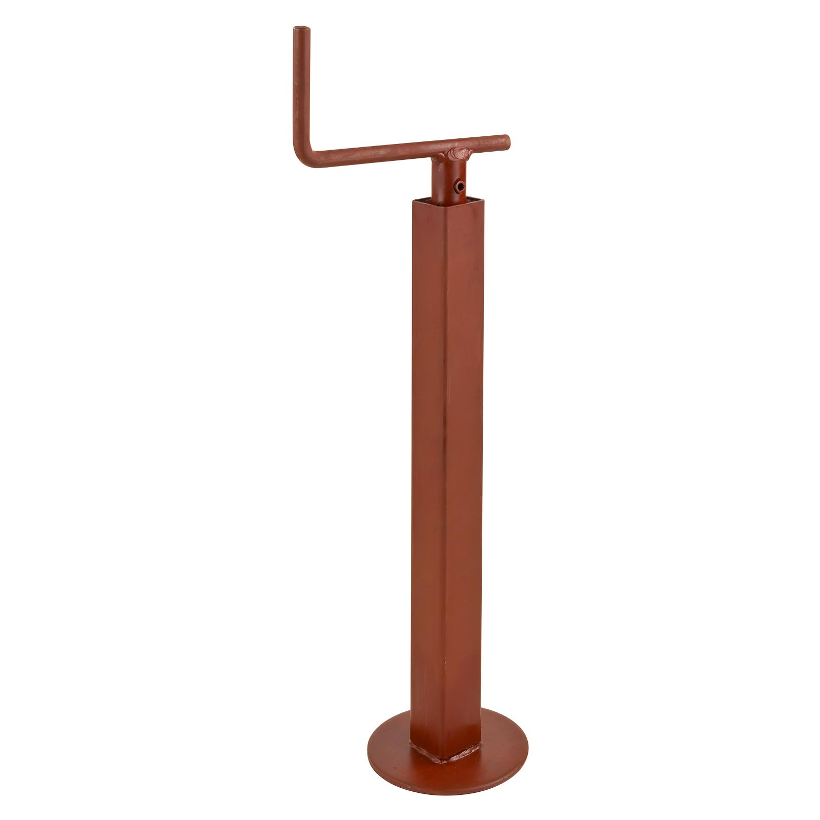 DEMA Stütze 40mm Vierkant – Stützfuß, Anhängerstütze, Kurbelstütze, mechanisch, 250 kg Tragkraft, 175 mm Hub, stabil, verzinkt, höhenverstellbar