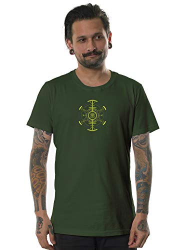 Street Habit T-Shirt da Uomo Stampa Psichedelica