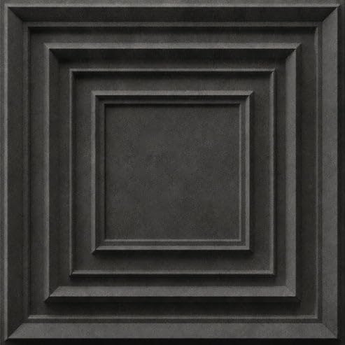 Image of Kayra Decor 3D PVC Wall Panels for Bedroom & Living Room | Accent Design | Nexa Gray Color | 19.7 x 19.7 Inch | Pack of 12 | 32.28 Sq Ft