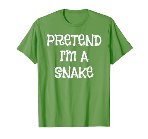 Disfraz divertido de Halloween de fingir que soy una serpiente Camiseta