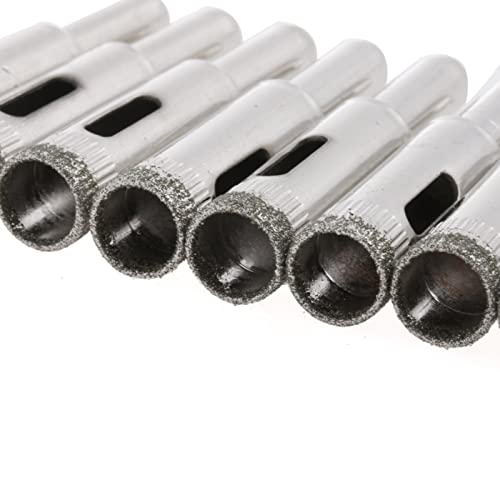 Juego de 10 Brocas Diamante 10mm para Vidrio y Cerámica miniatura 6