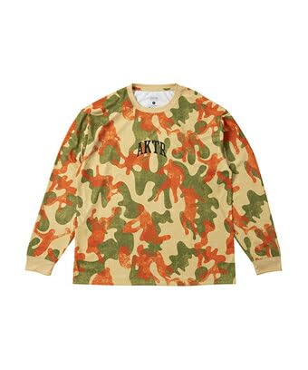 [AKTR] (AN^[) EFA TVc PLAY CAMO LOOSE FIT L/S SP TEE BEIGE oXPbg{[ M