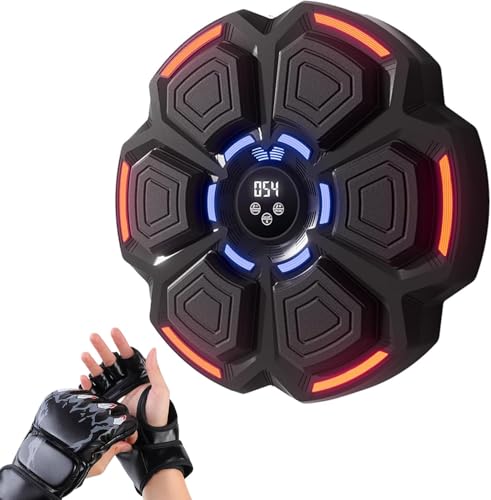2025 Smart Music Boxing Machine for Adults and Kids: New Model Bluetooth Wall Mounted Punching Pad - Training Sport Equipment for Home Gym - Gifts for Teen Boys