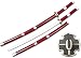 41" Fantasy Anime Samurai Sword Katana Cosplay Costume (Red)