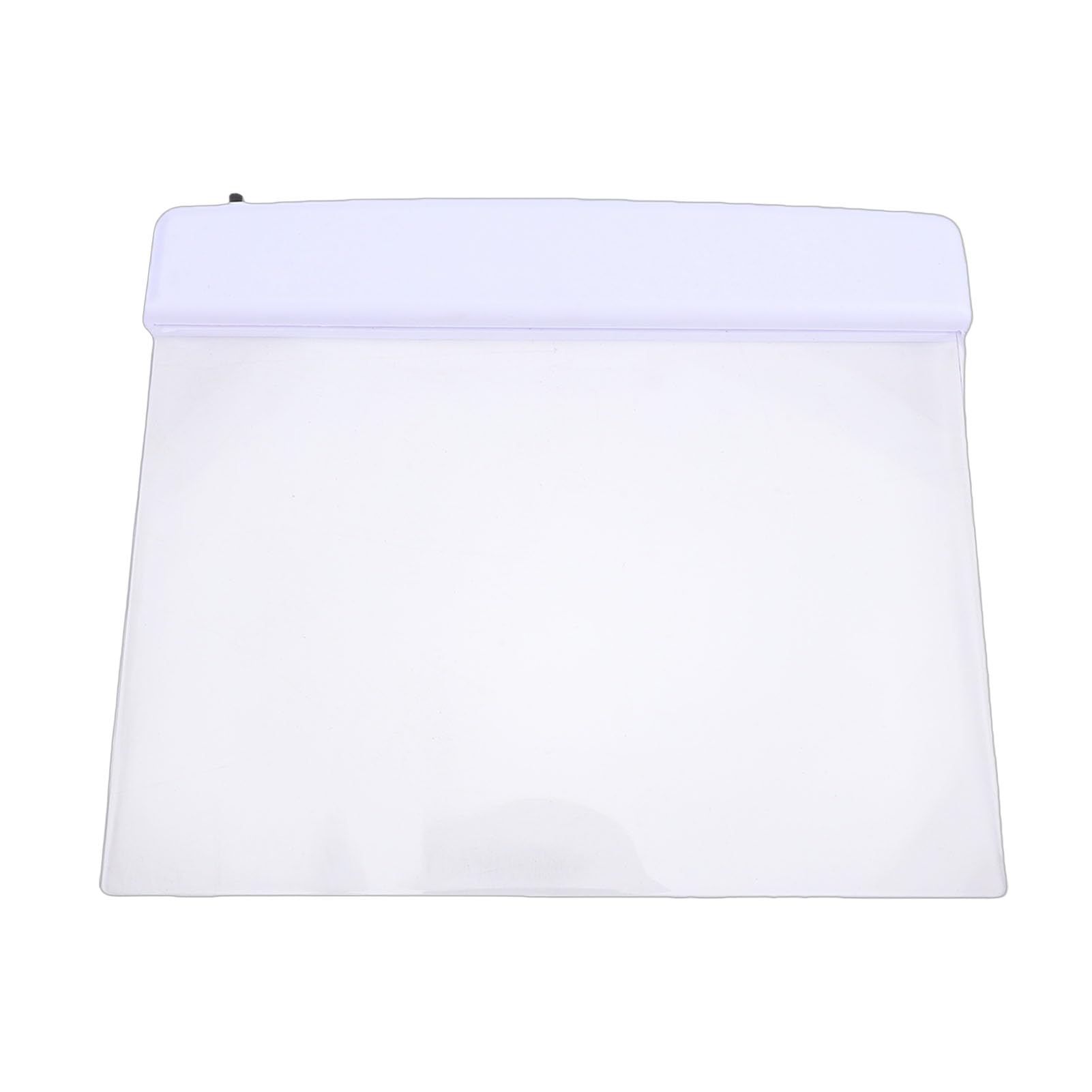 Vikye LED Full Page Panel Plate Lamp Soft Light for Night Reading, Clear Book Light for Students Book Lovers, Nice Men, Women, and Teenagers, ABS and Organic Glass, 6.7 X 5.7 X 1in (White)