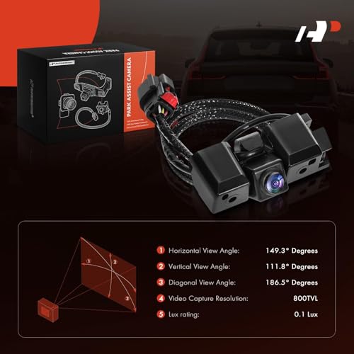 Image of A-Premium Park Assist Camera Rear View Backup Reverse Camera Compatible with Select Chevrolet & GMC Models - 2015-2022 Colorado, 2015-2022 Canyon