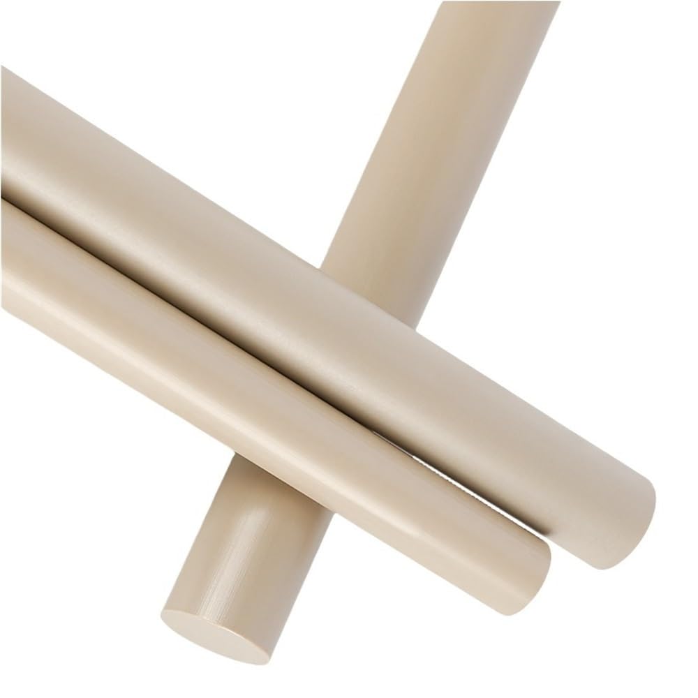 2 szt. Okrągłych prętów PEEK, średnica 3-40 mm, długość 500 mm - trwałe plastikowe pręty wielokrotnego użytku do modelarstwa i rzemiosła(4x500mm)